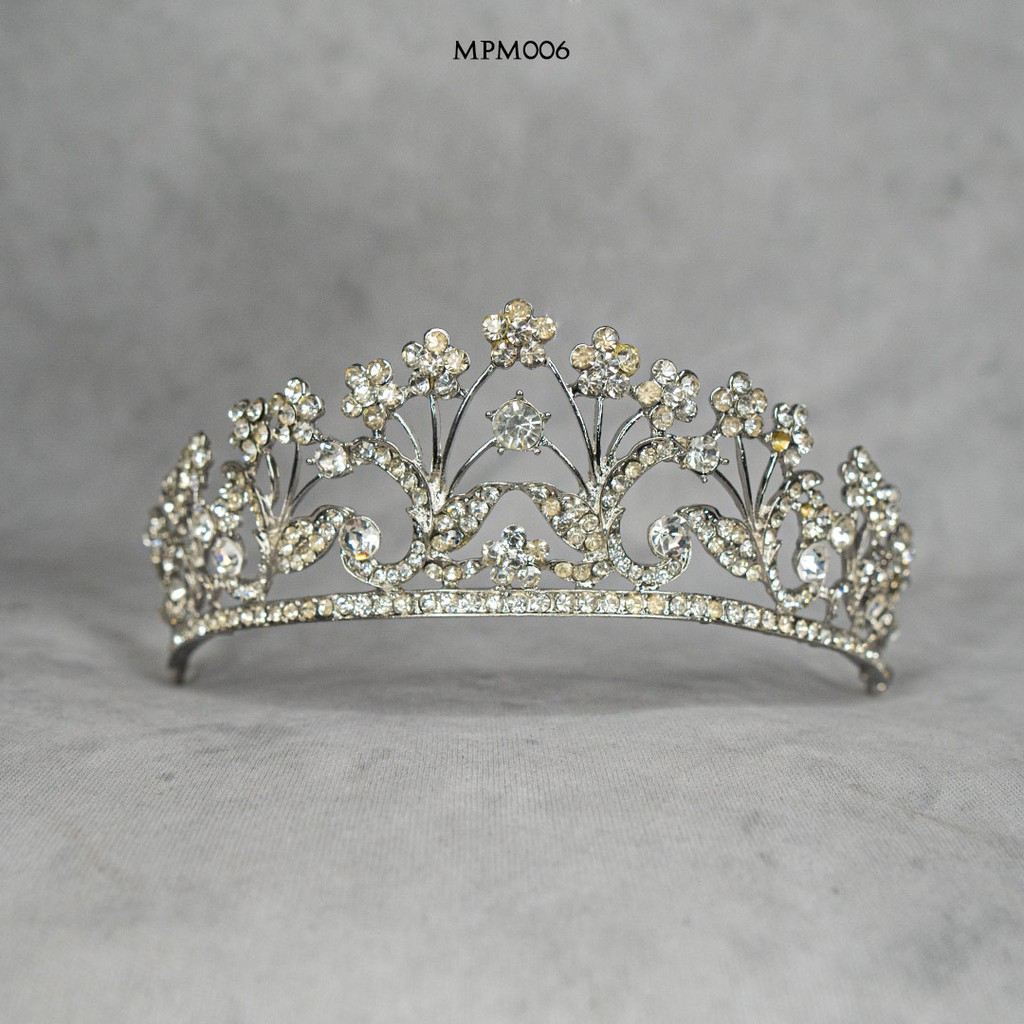 [PALING LARIS] MAHKOTA PESTA CROWN WEDDING BRIDAL AKSESORIS RAMBUT MPM006