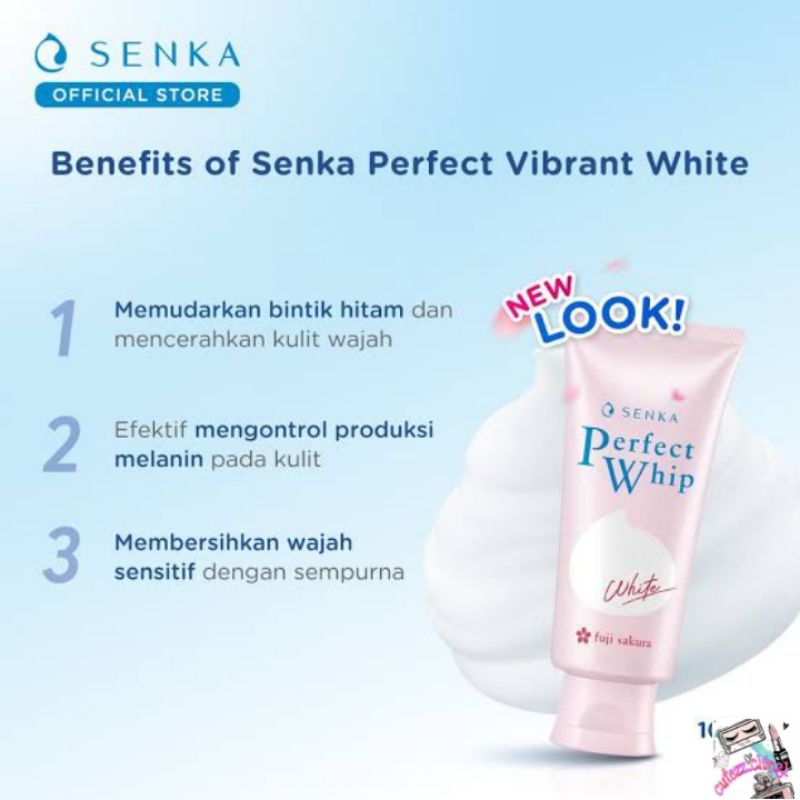 ☃Cutezz_Ching1☃Senka Perfect Whip White Facial Foam