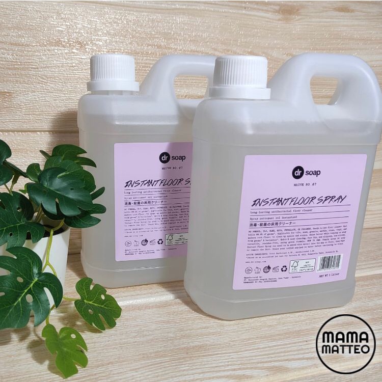 DR SOAP Instant Floor Spray 1L / Mauve / Vacuum / Robot Cleaner / BANDUNG