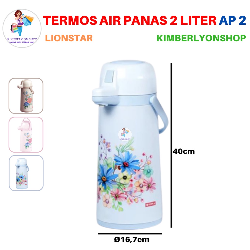 Termos air panas Pompa Air Pot 2 Liter AP 2 Lion Star