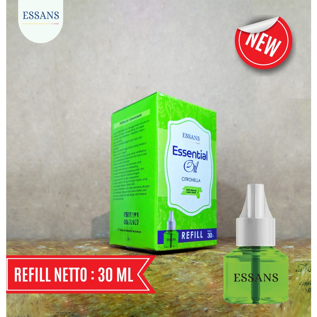 REFILL Essential Oil Citronella - Minyak Aroma Terapi 30 mL Minyak Aroma Terapi Sereh Wangi Alami Us
