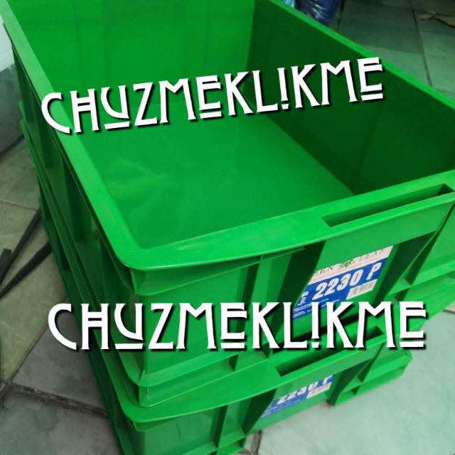 Container box industri Green leaf 2230 P/Kotak serbaguna Green leaf 2230 P/Box rapat industri green 
