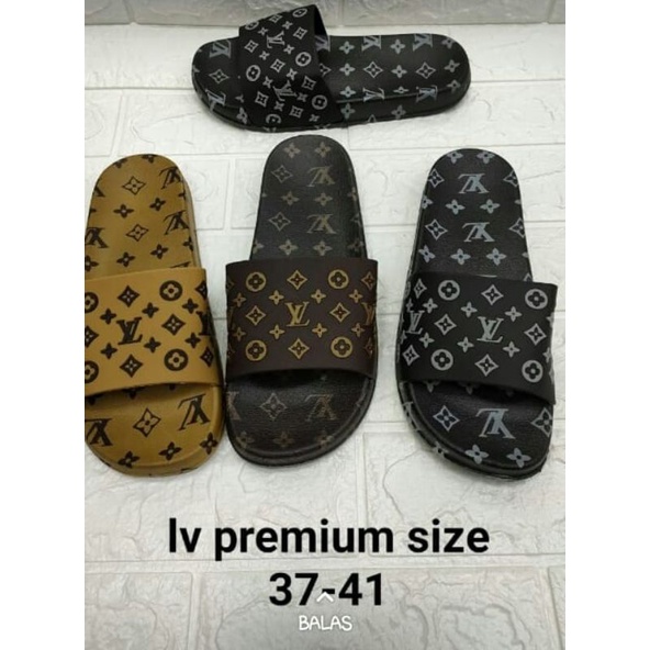 sandal pria/wanita louis vuitton/lv import