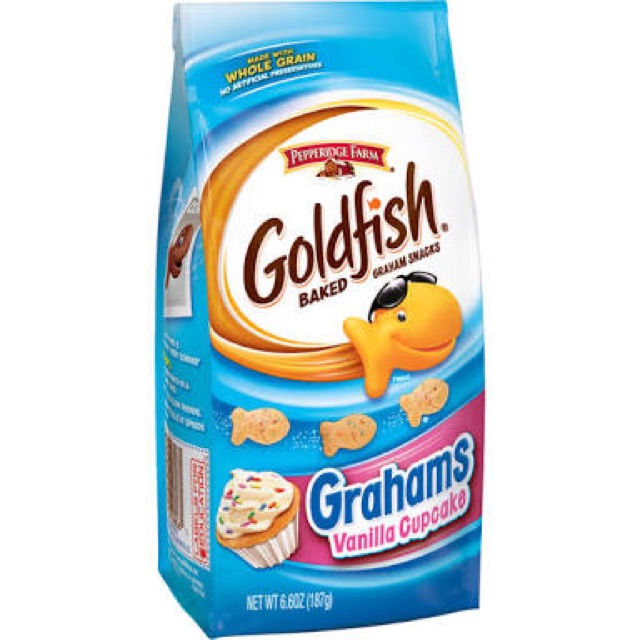 

snack pepperidge farm goldfish grahams byk rasa Tersedia Vanilla cupcake Fudge brownie