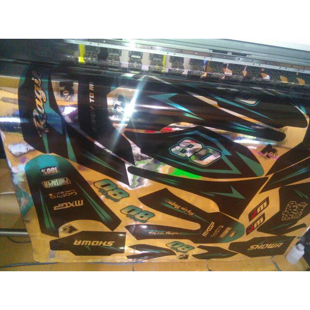 PROMO  Decal stiker Full Chrome CRF 150 L full body tambah papan