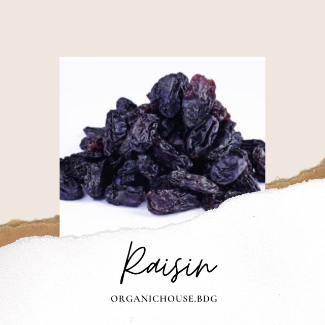 

Raisin organic / kismis hitam 100 gr (dried fruit)