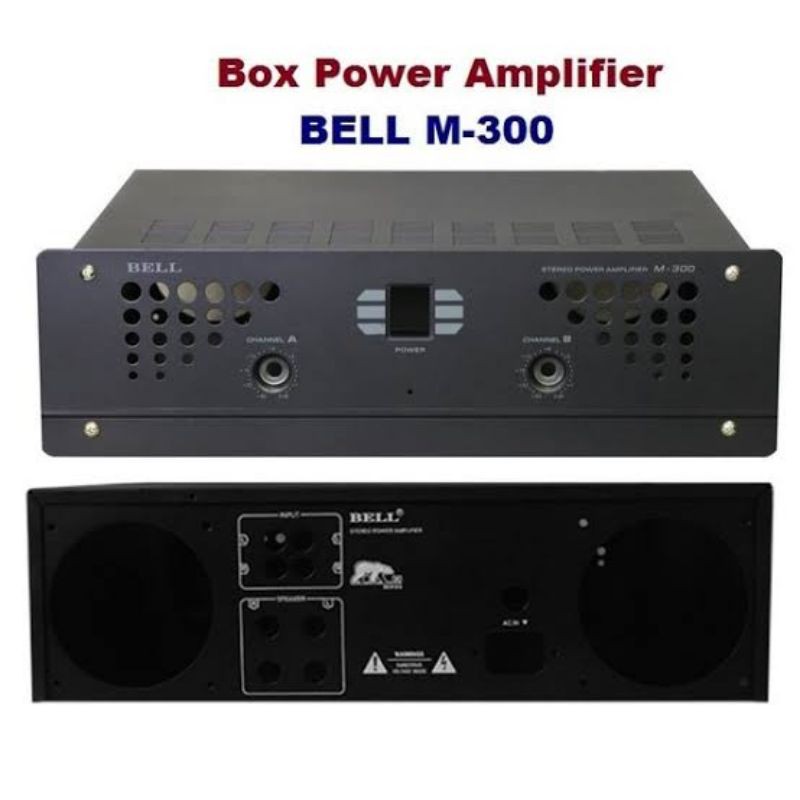Box power amplifier bell M300