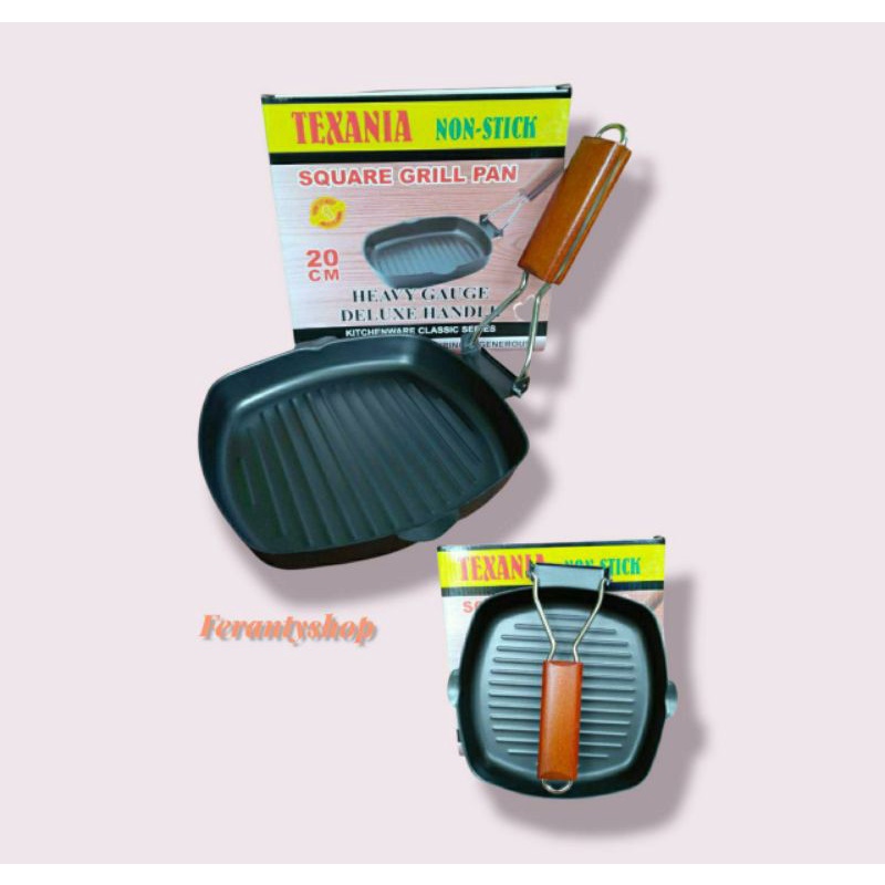 Hot item Perlengkapan dapur square grill pan alat panggang serbaguna