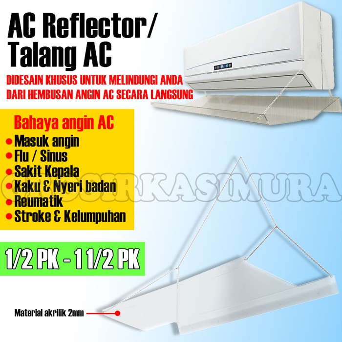 PENAHAN HEMBUSAN AC / Akrilik TALANG AC / Air Screen Cover 