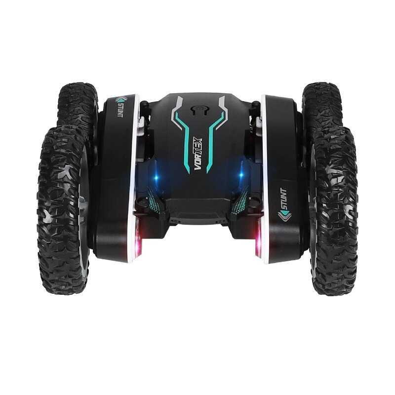 Vortex Remote Control Stunt Car LED 360 Degree Flip 4WD 2.4G - 898A