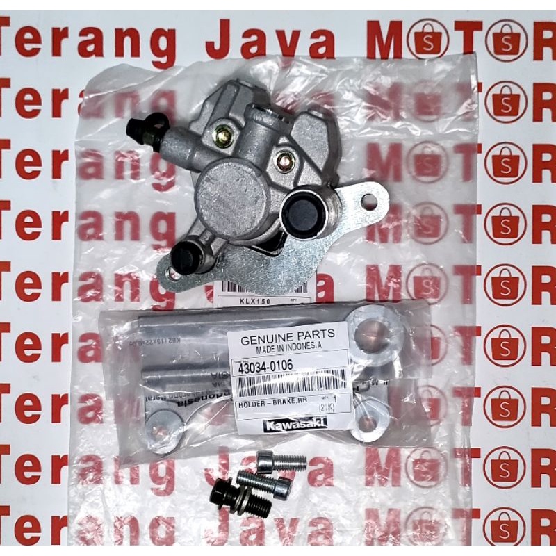 KALIPER BELAKANG KLX 150 + BREKET DUDUKAN KALIPER BELAKANG KLX 150