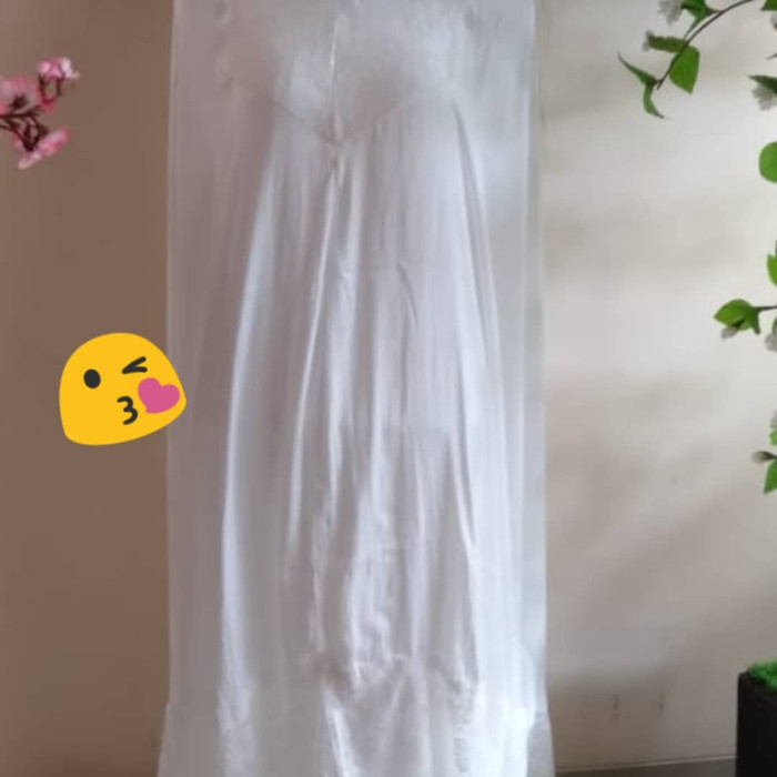 TERLARIS POETI MUKENA SILKY PREMIUM POLOS-WHITE