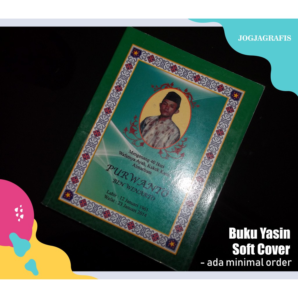 Buku Yasin Soft Cover  Custom Full Colour / cetak yasin / buku yasin murah
