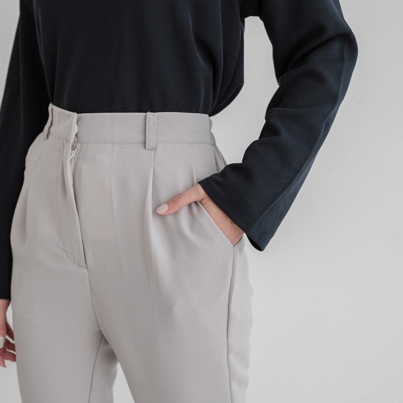 Beige Studio - Maven Pants |  Bawahan Celana Panjang High Waist Pencil Wanita