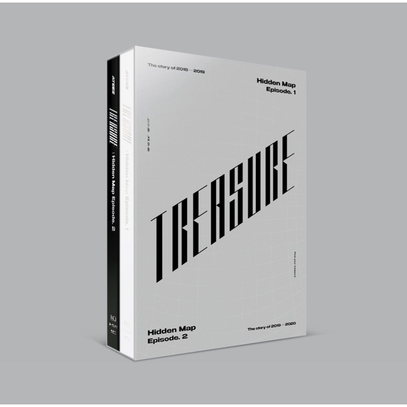 ATEEZ - [TREASURE : Hidden Map Package] - EP. 1 & EP. 2