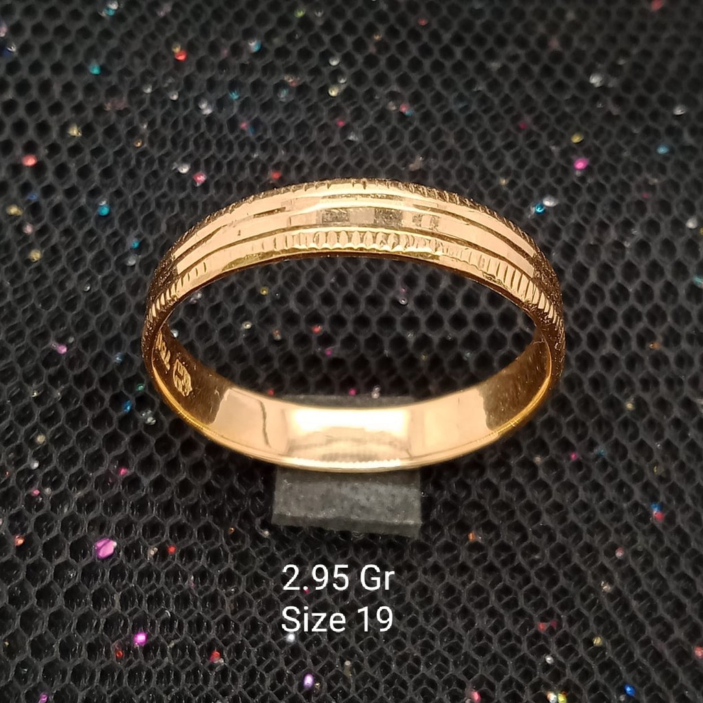 Cincin Emas 17 K - 2.95 Gr Kadar 750 - 3373