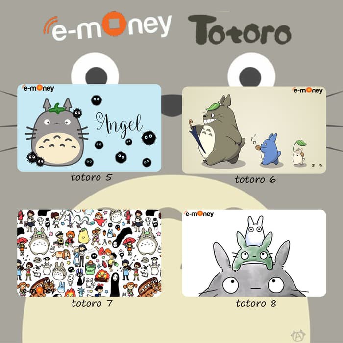 TOTORO CUSTOM DESIGN EMONEY MANDIRI / FLAZZ BCA / BRIZZI