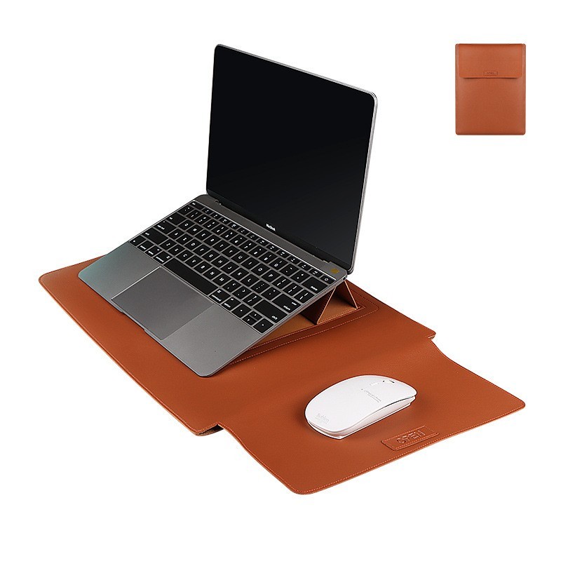 COTEetCI NoteBook Multifanctional PU Leather Case wth Mousepad &amp; Stand