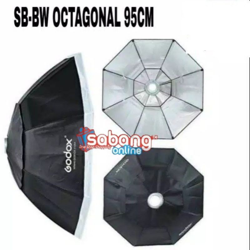 Softbox Octagon Godox 95cm / Softbox Octagon Godox