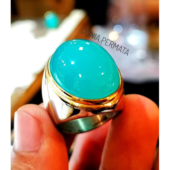 CINCIN BATU PERMATA BACAN DOKO SIAP PAKAI ASLI TERMURAH