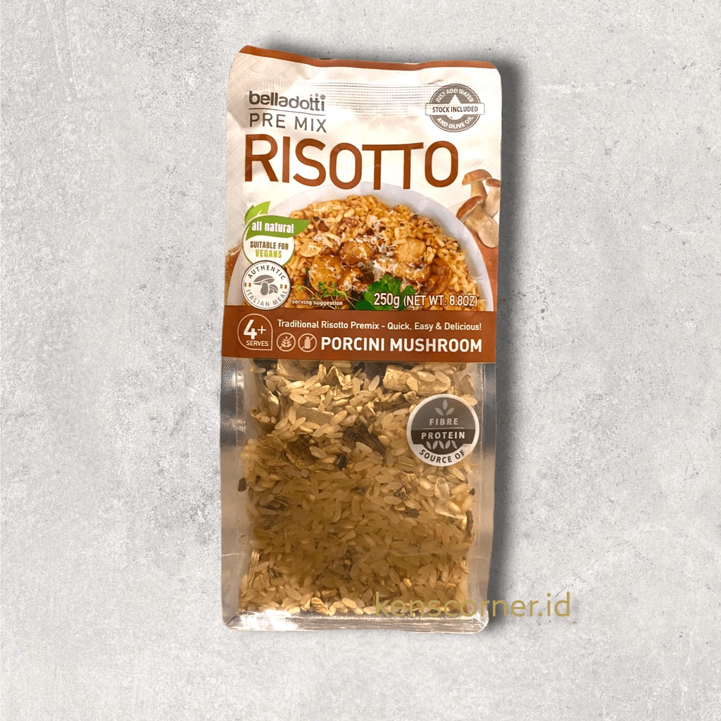 Belladotti Risotto Porcini Mushroom / Rissoto Instant / Rissoto Import