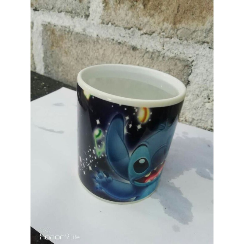 Mug Bunglon / Mug Magic Custom Warna Hitam , Bisa Custom Foto / Gambar Suka-suka