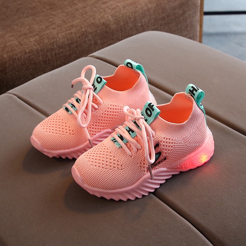 Sepatu Anak Laki Laki/ Sepatu Anak Perempuan / Sepatu Anak Nyala LED/ Sepatu Sekolah Anak Anak/ Sepatu Sneaker Anak / Sepatu Lampu Anak