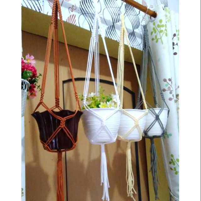 TALI GANTUNG POT PREMIUM / TALI HIAS POT / POT GANTUNG TALI