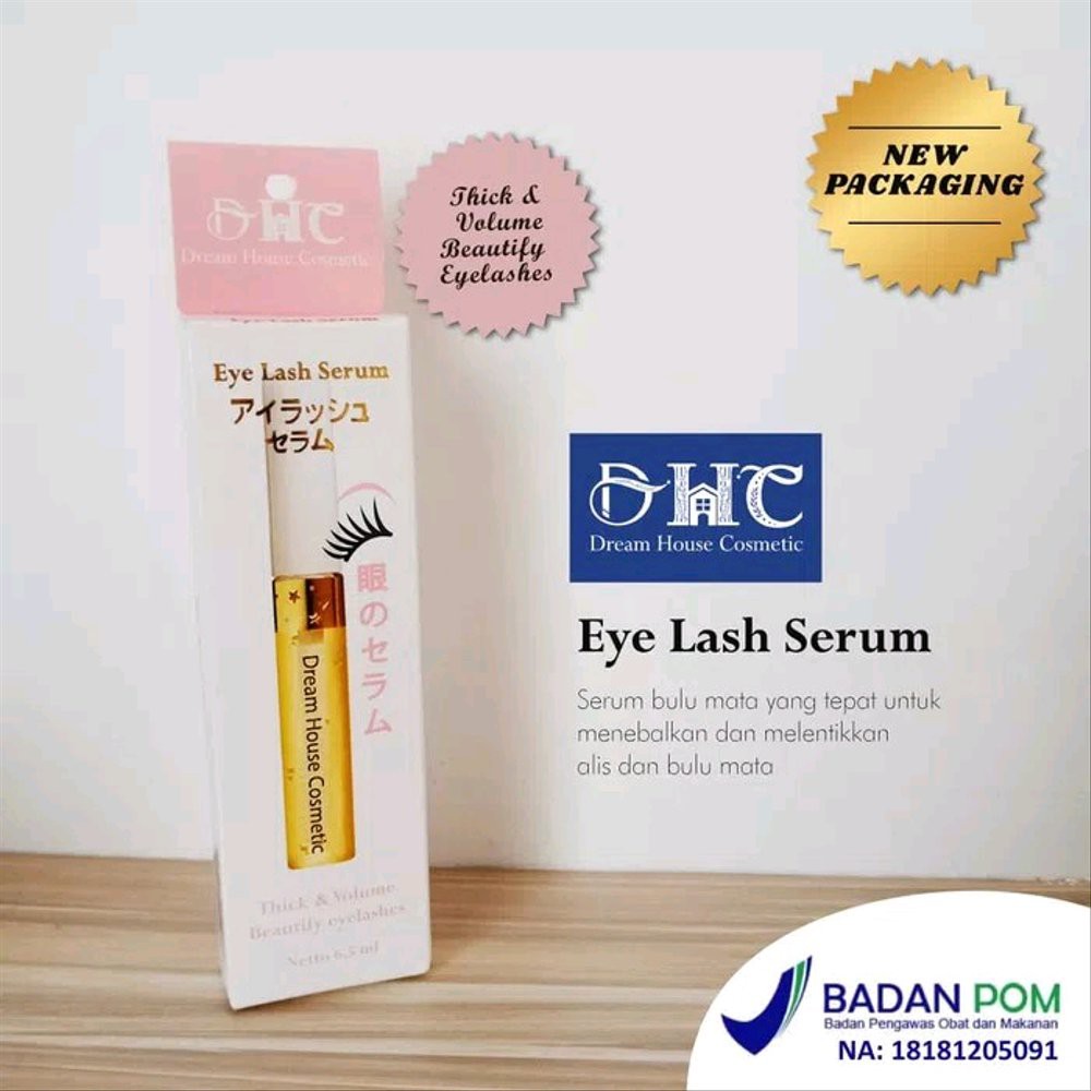 [ORI] Serum Penumbuh Penebal Pelentik Bulu Mata dalam 2 Minggu dengan Vitamin &amp; Moisturizer - DHC Eyelash Tonic