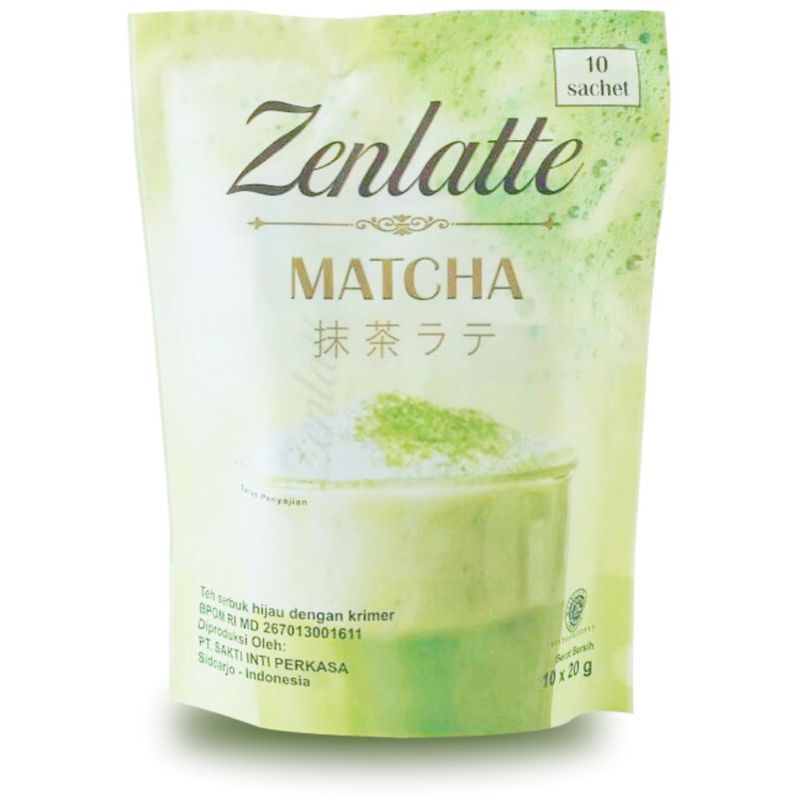 

Zenlatte Matcha 10's / Minuman Matcha /Teh Serbuk Hijau