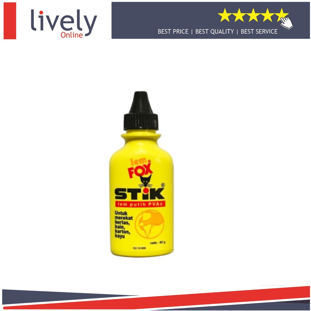 LEM FOX / LEM STIK / GLUE STICK 60 Gr