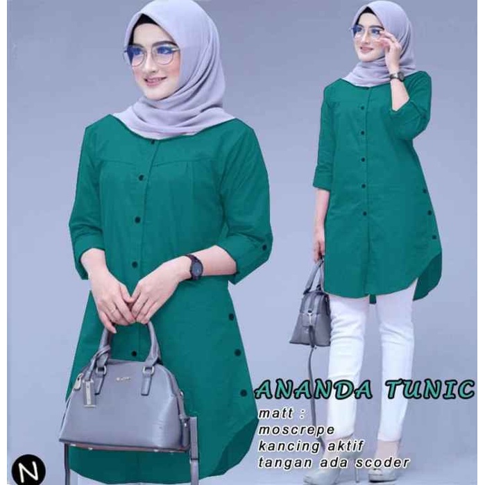 Baju Murah - Ananda tunik atasan terkini muslim permpuan