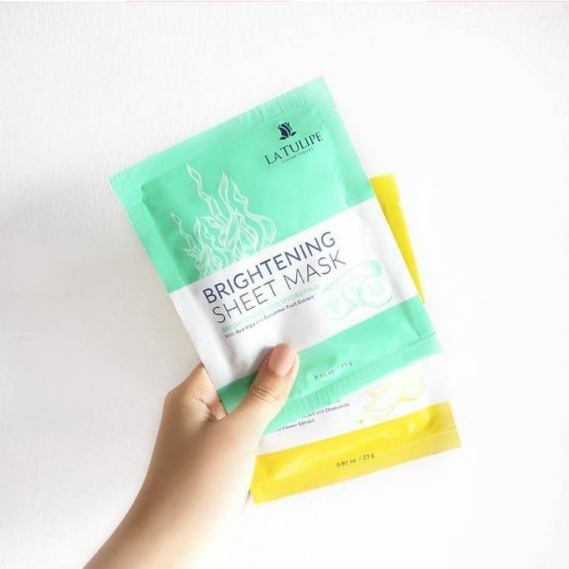 LA TULIPE SHEET MASK - HYDRATING &amp; BRIGHTENING