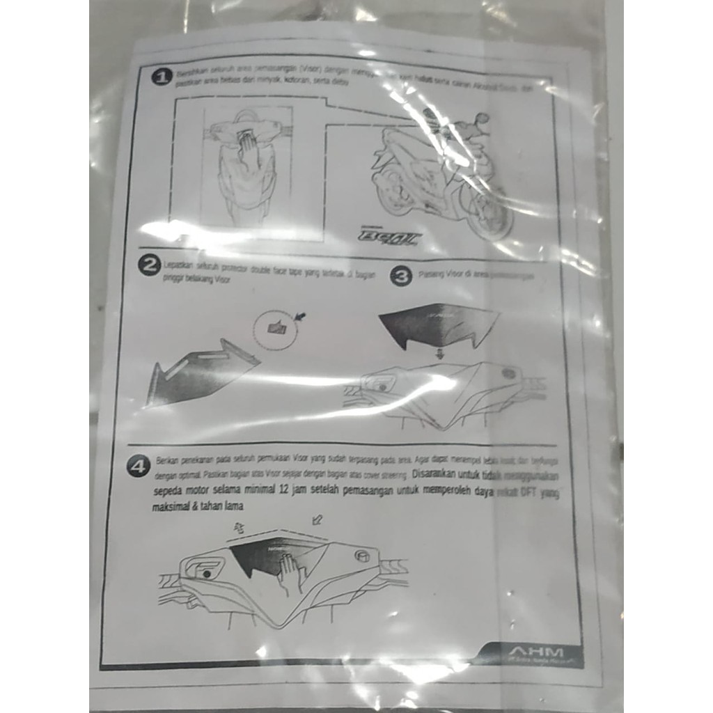 Visor Original resmi Honda Beat FI