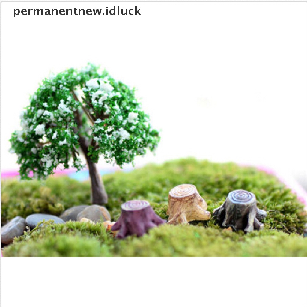 Miniatur Tunggul Pohon Untuk Dekorasi Taman Rumah Boneka