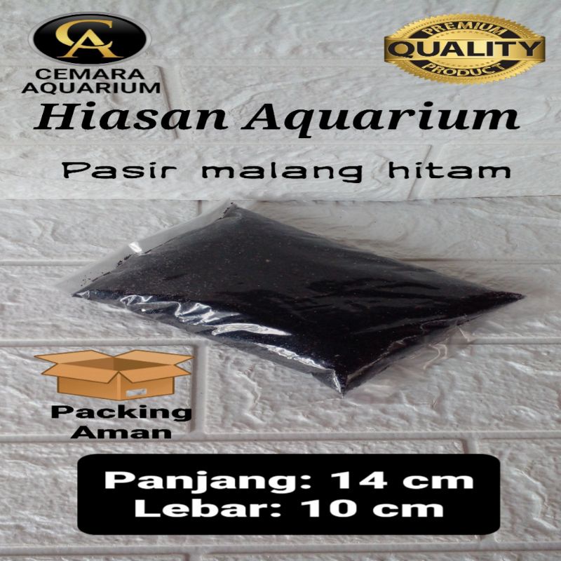 Hiasan aquarium/ pasir malang hitam/ pasir aquarium/ aquarium/ aquascape