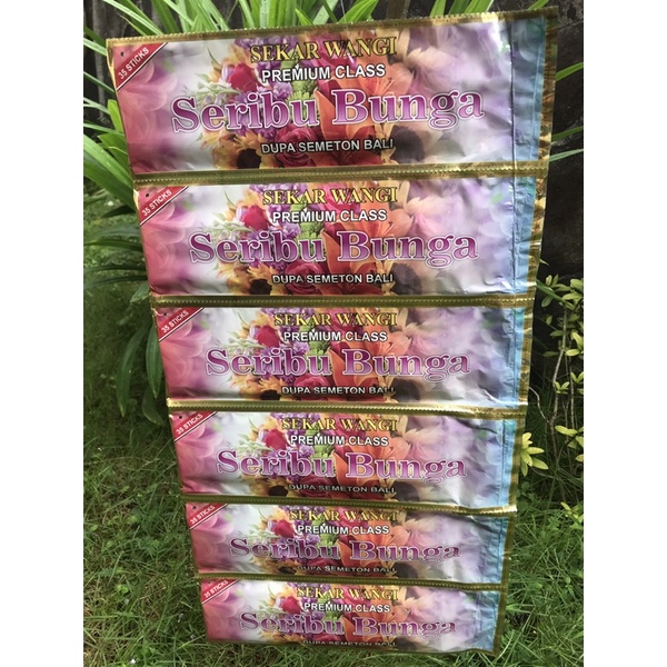 Dupa Bali Dupa Renteng Aroma Seribu bunga. Pengharum ruangan dupa abu dingin. Dupa Aromatheraphi Dup