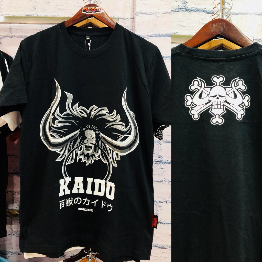 Tshirt Kaido Black Onepiece Mugiwara