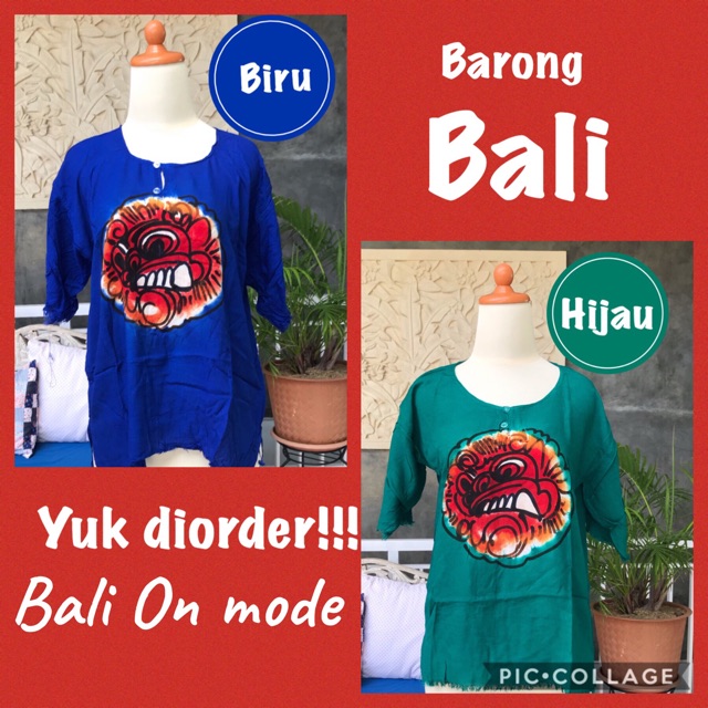 Baju Barong Bali Lengan Sliwir size L