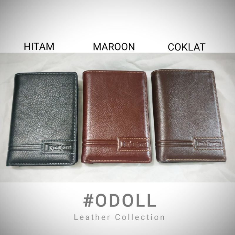 Dompet Kulit Asli Pria Ukuran Tanggung