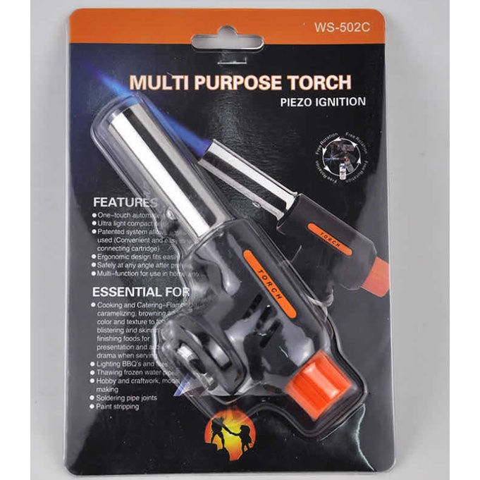 Portable Gas Torch / Flame Gun / Korek / BBQ Blow Torch