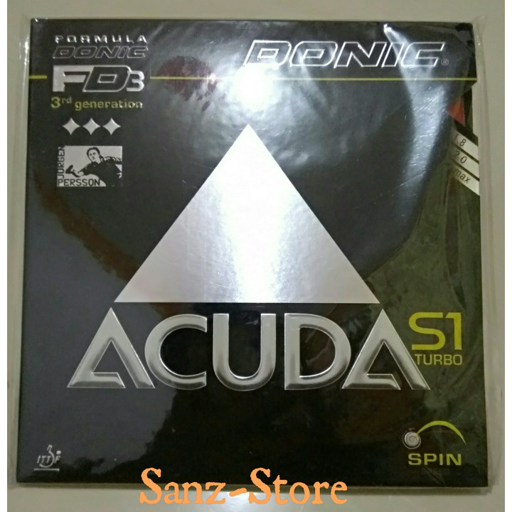Raket Tenis - Tenis - Net Pingpong Karet Bat Pingpong Donic Acuda S1 Turbo / Tenis Meja Produk
