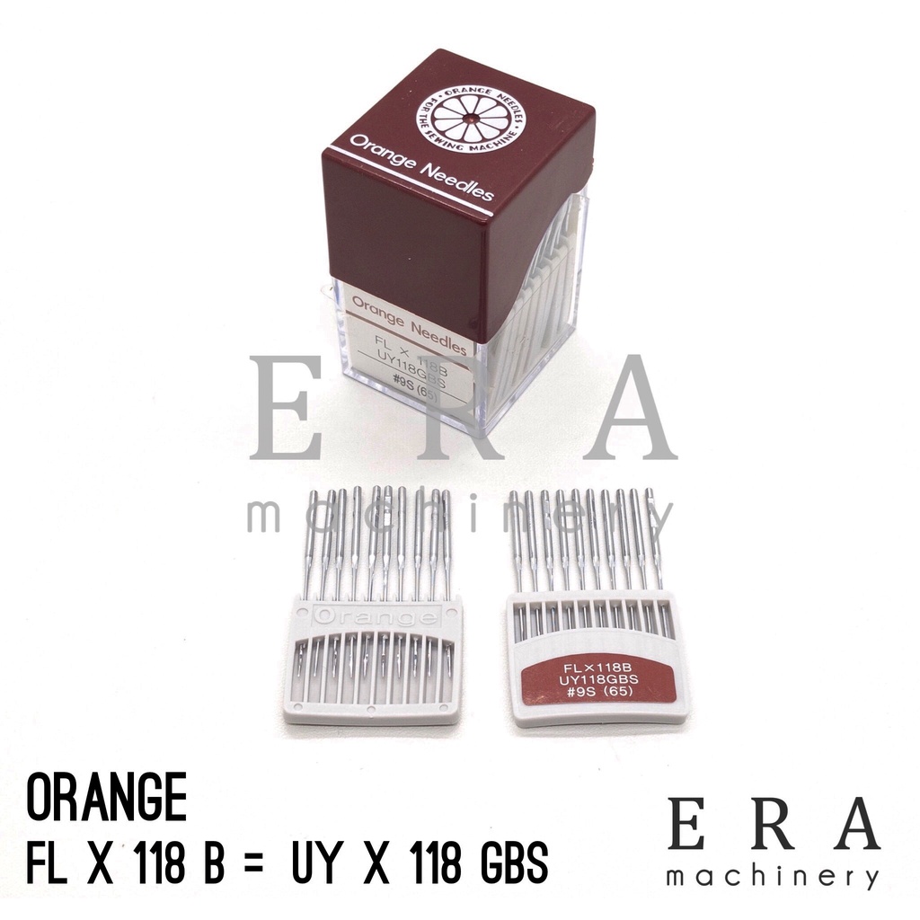 Jarum Jahit FLx118B UYx118GBS Orange Needles Korea Oderampo Flatseam FLx118GBS FL UY x 118 GBS 4N6T