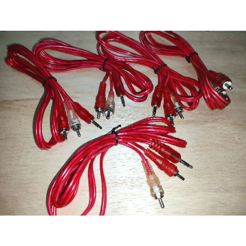 Kabel RCA jack 3,5 HP to speaker aktif