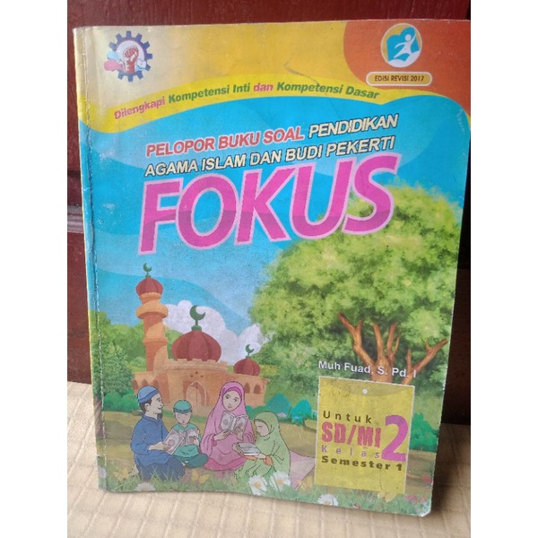 (BACA DESKRIPSI) preloved buku fokus agama islam SD / MI kelas 2 semester 1