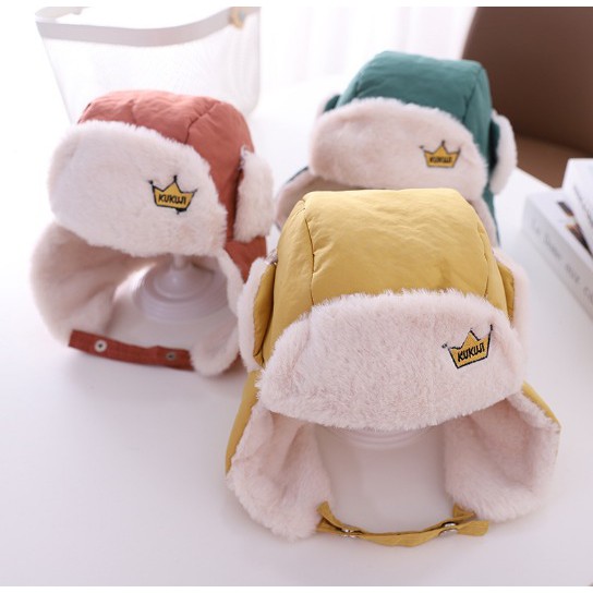 Halomam - Topi Kupluk Hangat ( Topi Baby / Topi Anak )-1