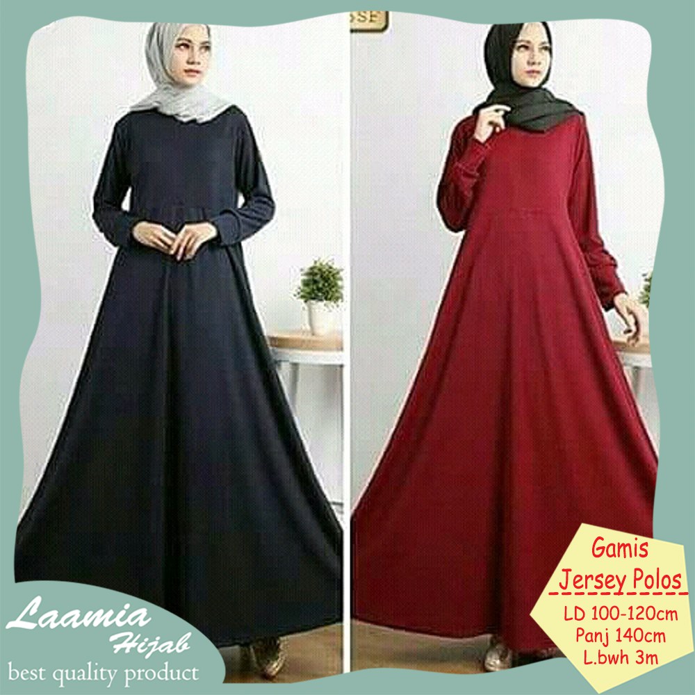 LH GAMIS  JERSEY  POLOS PREMIUM TEBAL BUSUI RESLETING  