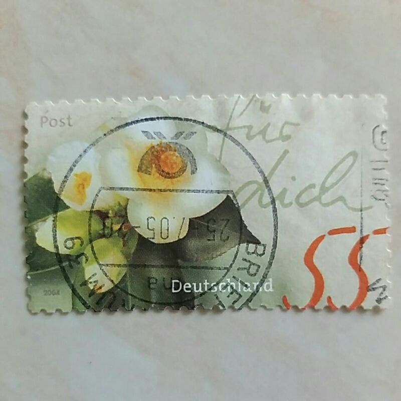 

(AA) Perangko Jerman 2004 Camellia yunnanensis 55ct Used