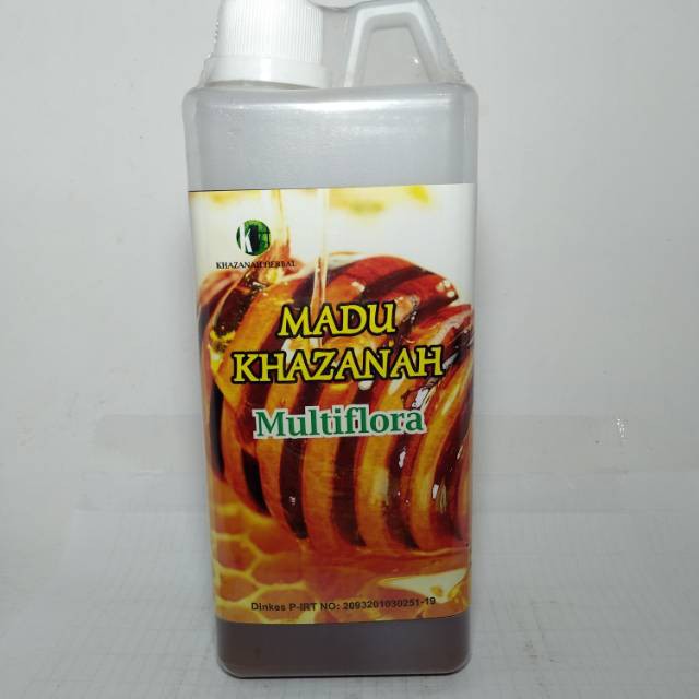 

Madu Khazanah Multiflora Asli (Madu Asli) Lisensi MUI Halal Berat 1Kg