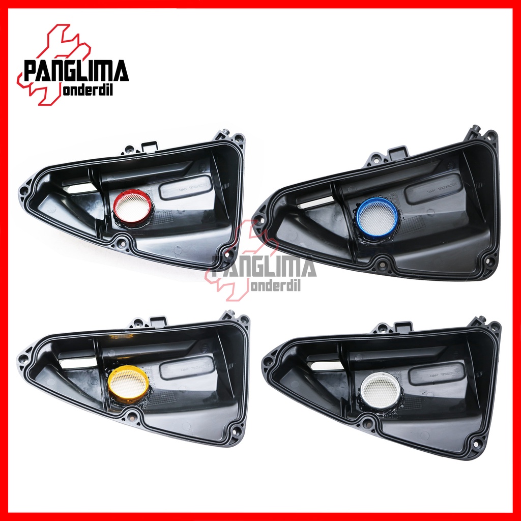 Box Filter Veloscope Beat Street-K1A New 2020 &amp; Genio &amp; Scoopy eSP LED K2F 2021 Tutup-Cover-Penutup Udara Variasi Corong Velocity